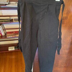 Girls H&M black pants, cotton/polyester blend, size 8